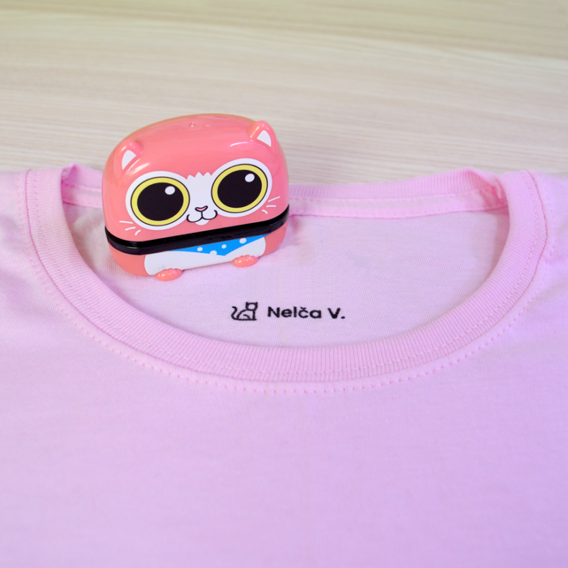 Razítko na textil Kočka