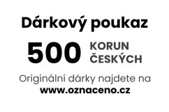 Elektronický dárkový poukaz v hodnotě 500Kč
